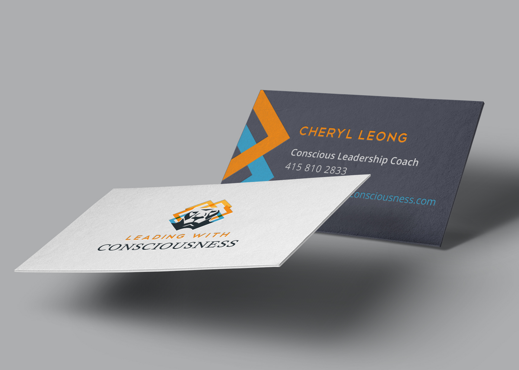 Leading with consciousness business card